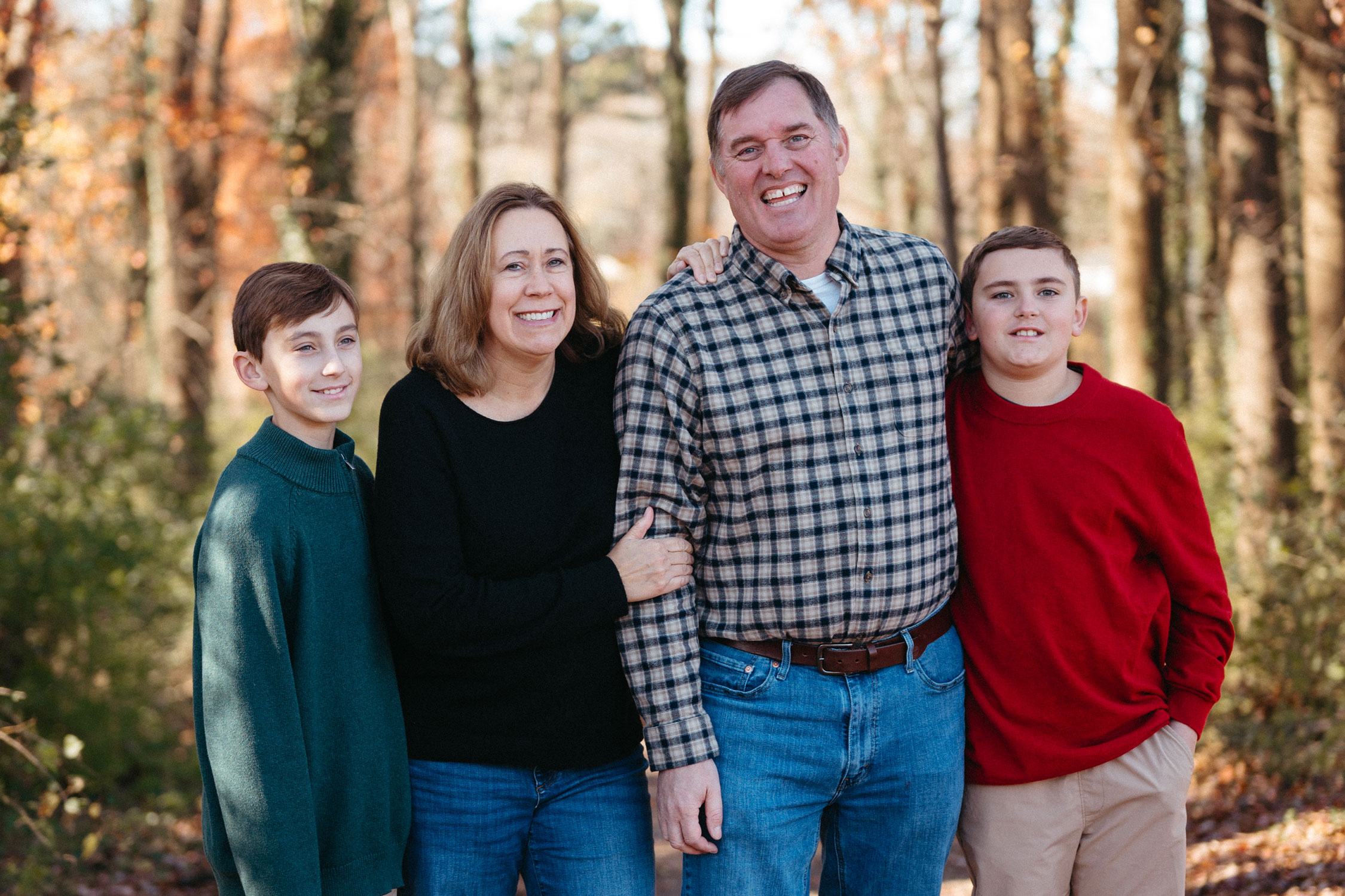 Amy Papanu with her family